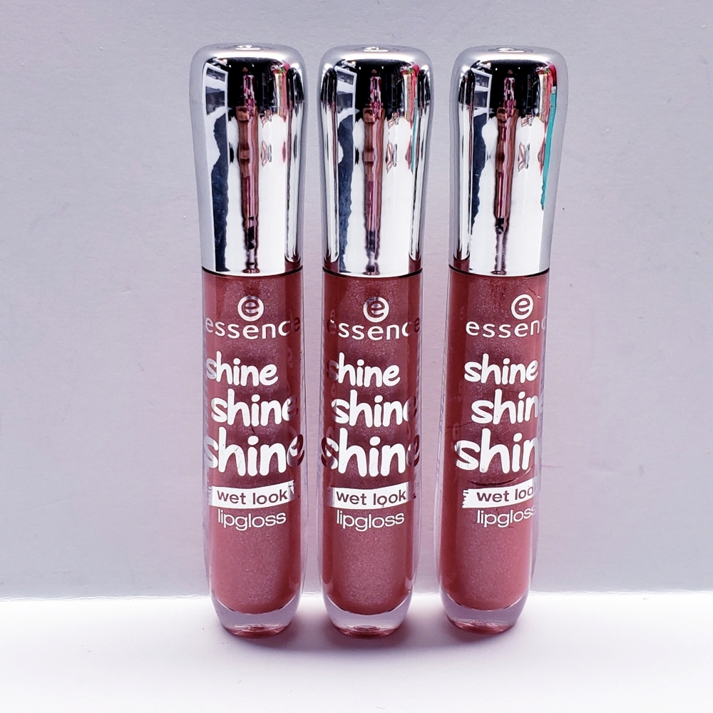 Essence Shine Shine Shine Wetlook Lipgloss, #23 NO-BRAINER, 5ml (3 pcs)